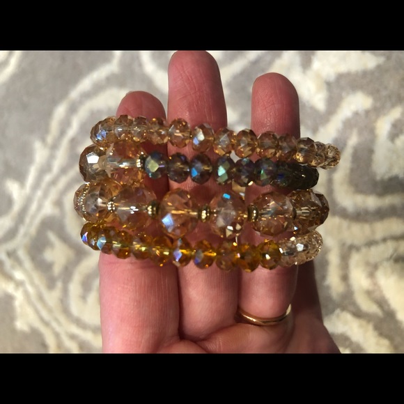 Beaded wraparound bracelet - Picture 3 of 4
